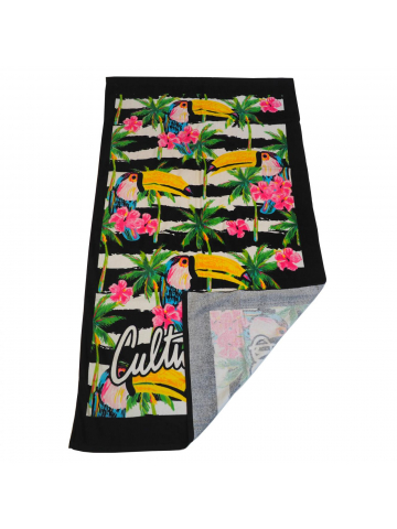 Serviette de plage floral kirby multicolore - Culture Sud