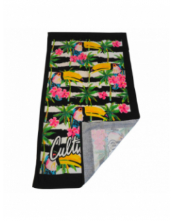 Serviette de plage floral kirby multicolore - Culture Sud