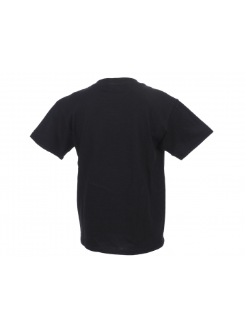 T-shirt basic uni heavy noir enfant - Gildan