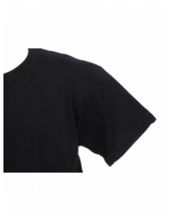 T-shirt basic uni heavy noir enfant - Gildan