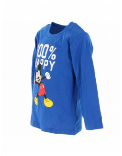 T-shirt manches longues mickey bleu garçon - Disney