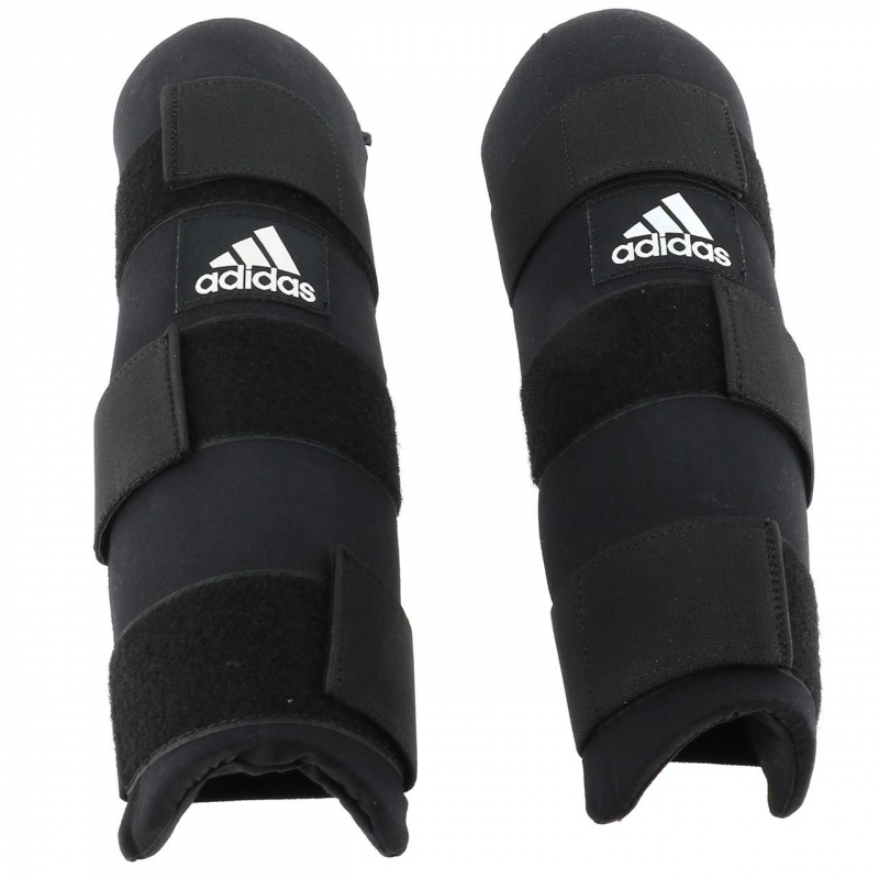 Protèges tibias sport de combat intensif noir - Adidas