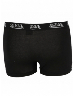 Pack 2 boxers uni noir homme - Von Dutch