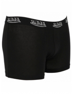 Pack 2 boxers uni noir homme - Von Dutch