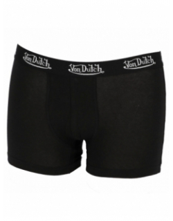 Pack 2 boxers uni noir homme - Von Dutch