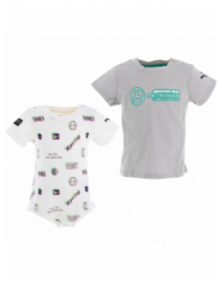 Set body + t-shirt motorsport formula one gris bébé - Puma