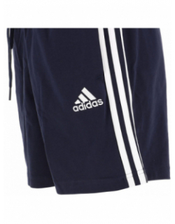 Short de sport 3 bandes bleu marine homme - Adidas