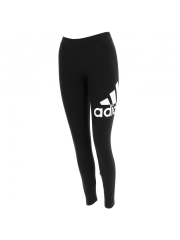 Legging big logo blanc noir fille - Adidas