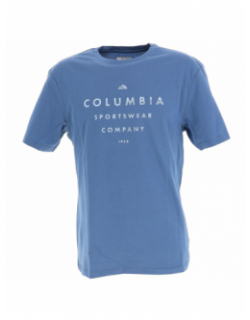 T-shirt path lake bleu homme - Columbia