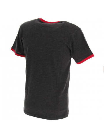 T-shirt the tee gris/rouge homme - Teddy Smith