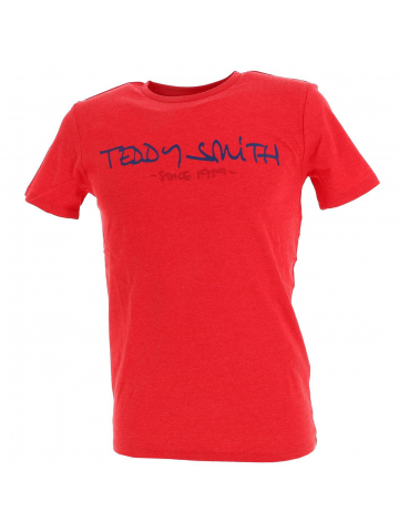 T-shirt ticlass basic rouge homme - Teddy Smith