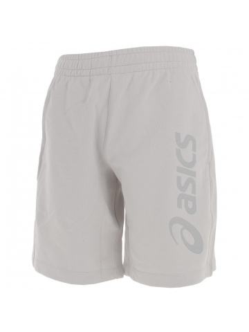 Short de sport big logo gris homme - Asics