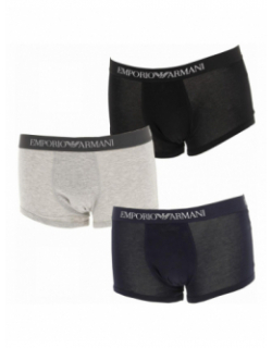 Pack 3 boxers bleu marine/gris/noir homme - Emporio Armani