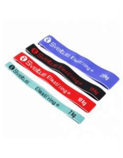 Pack de 4 élastiques de renforcement multicolore - Sveltus