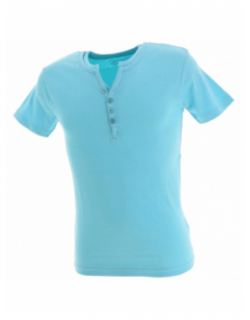 T-shirt theo turquoise homme - La Maison Blaggio