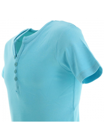 T-shirt theo turquoise homme - La Maison Blaggio