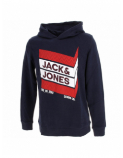 Sweat à capuche bjorn bleu marine garçon - Jack & Jones