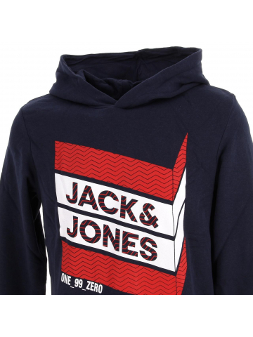 Sweat à capuche bjorn bleu marine garçon - Jack & Jones