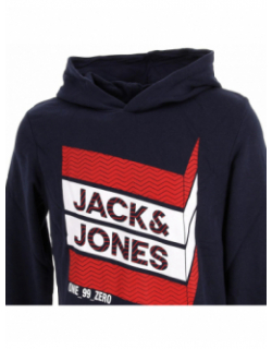 Sweat à capuche bjorn bleu marine garçon - Jack & Jones