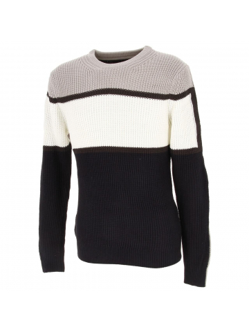 Pull grosse maille delfield gris homme - Jack & Jones