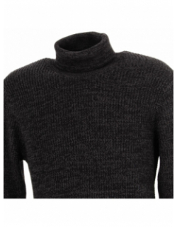 Pull col roulé power noir homme - Jack & Jones