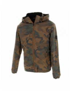 Blouson d'hiver militaire rilk marron homme - Jack & Jones