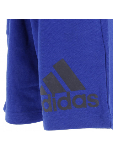 Short de sport coton bleu garçon - Adidas