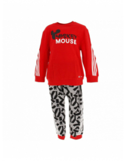 Ensemble sweat/jogging mickey mouse rouge enfant - Adidas