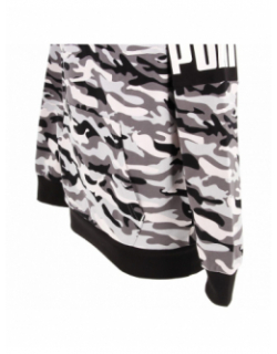 Sweat à capuche power camo noir homme - Puma