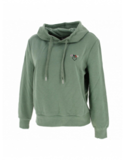 Sweat à capuche noomi vert femme - Only