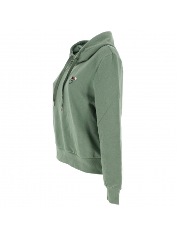 Sweat à capuche noomi vert femme - Only