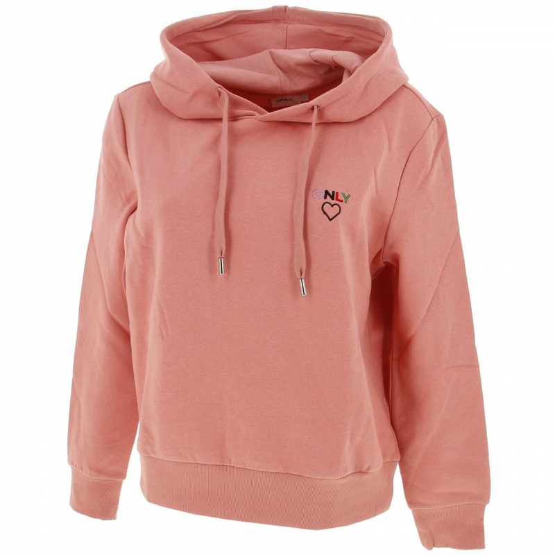 Sweat à capuche noomi rose femme - Only