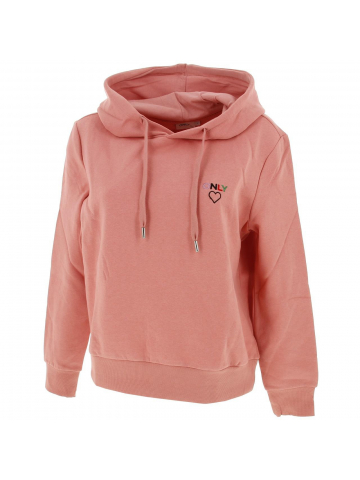 Sweat à capuche noomi rose femme - Only