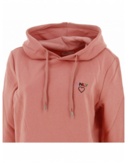 Sweat à capuche noomi rose femme - Only