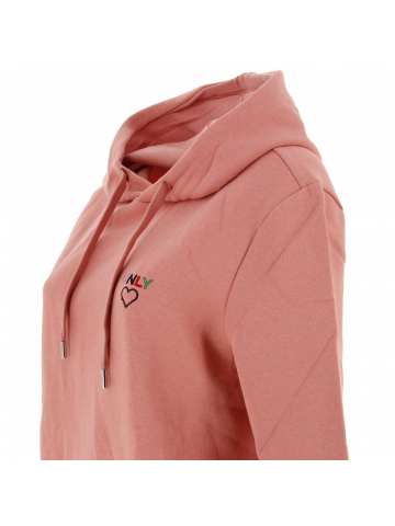 Sweat à capuche noomi rose femme - Only