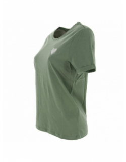 T-shirt kita life coeur vert kaki femme - Only