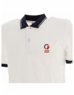 Polo logan blanc homme - Jack & Jones