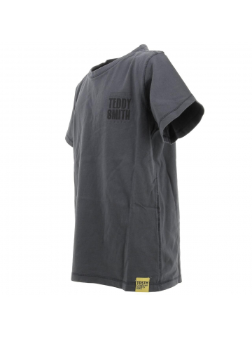 T-shirt slim old gris garçon - Teddy Smith