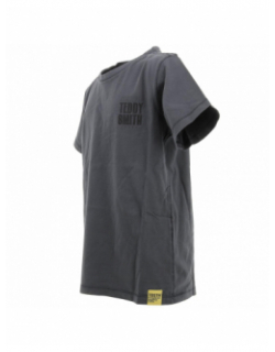 T-shirt slim old gris garçon - Teddy Smith