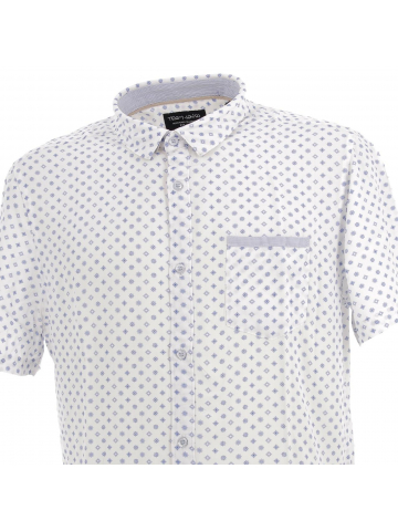 Chemise manches courtes eldin blanc homme - Teddy Smith