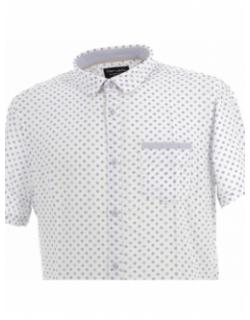 Chemise manches courtes eldin blanc homme - Teddy Smith