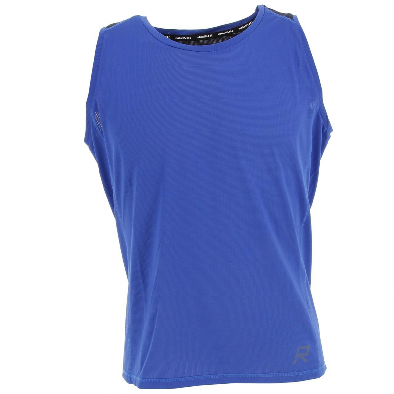 Débardeur de running bleu orange homme - Rukka