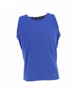 Débardeur de running bleu orange homme - Rukka