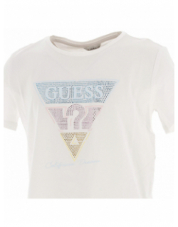 T-shirt california dreams blanc fille - Guess