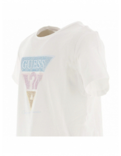 T-shirt california dreams blanc fille - Guess