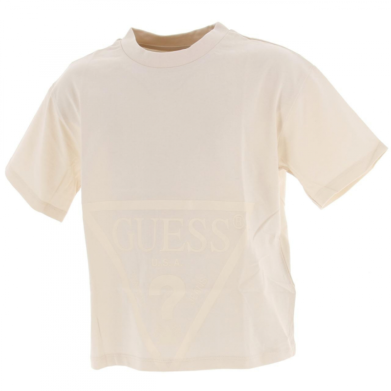 T-shirt mc tee beige fille - Guess