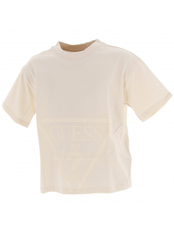 T-shirt mc tee beige fille - Guess