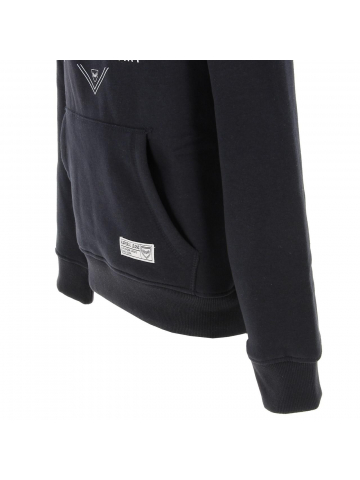 Sweat à capuche rojo noir garçon - Kaporal