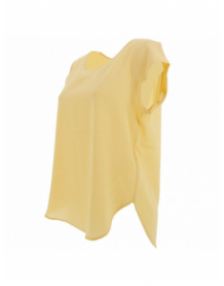 T-shirt vic straw jaune miel femme - Only