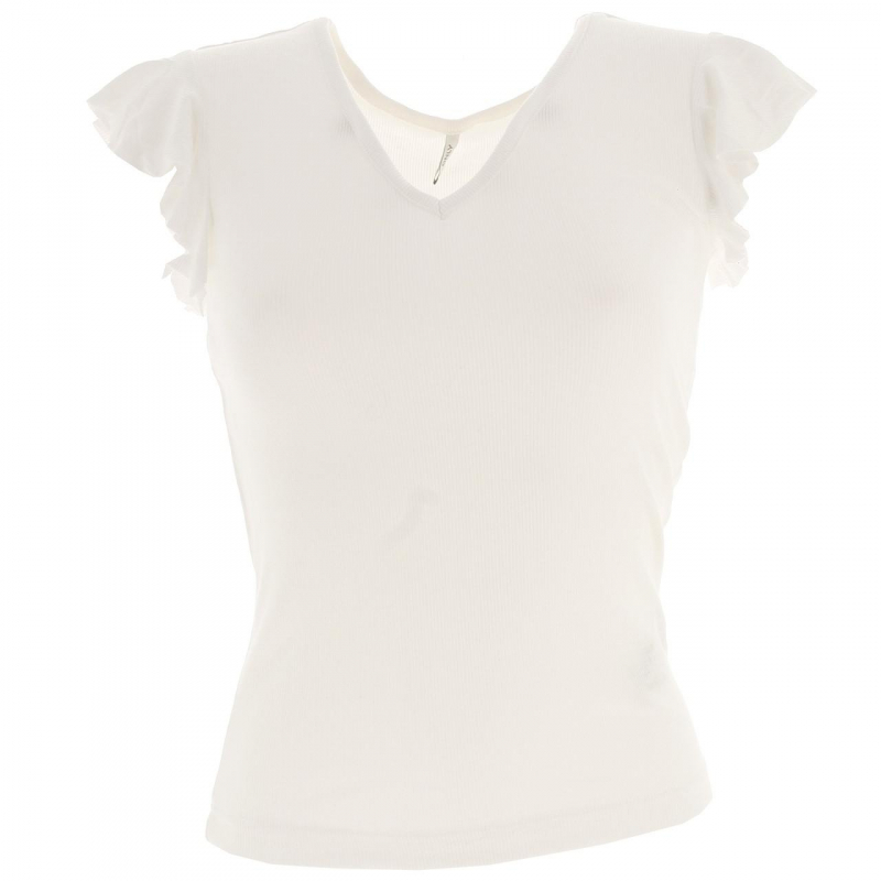 T-shirt belia cloud blanc femme - Only